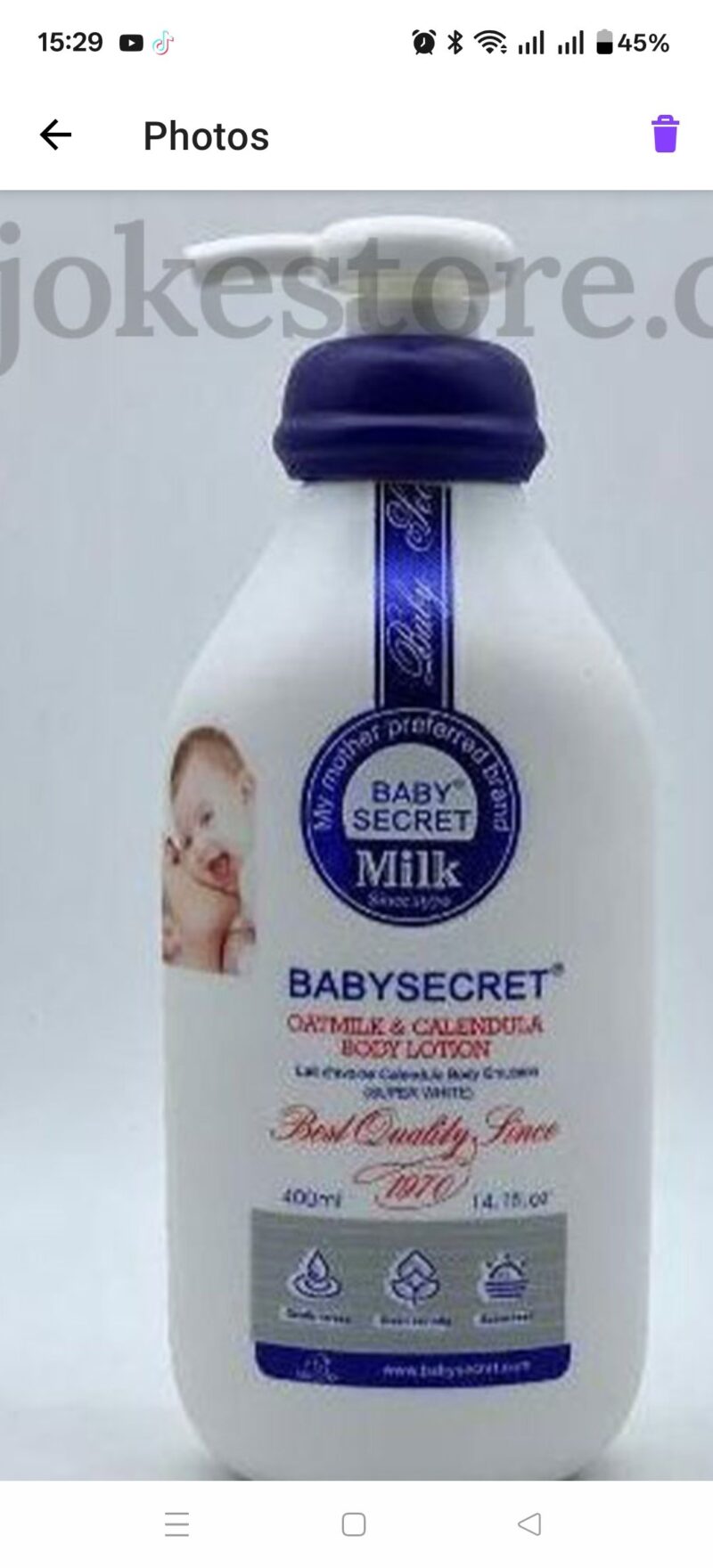 2Pcs Baby Secret Oatmilk And Calendula Body Lotion - Image 2