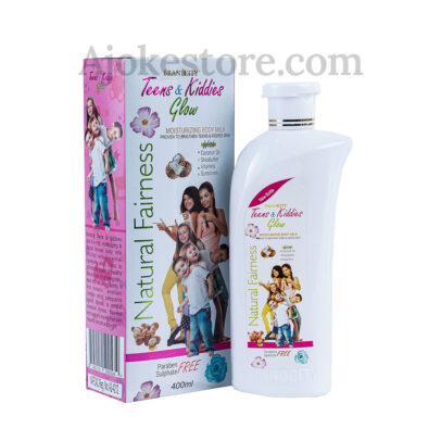 UK Brandcity Teens & Kiddies Glow Natural Fairness Lotion 400ml