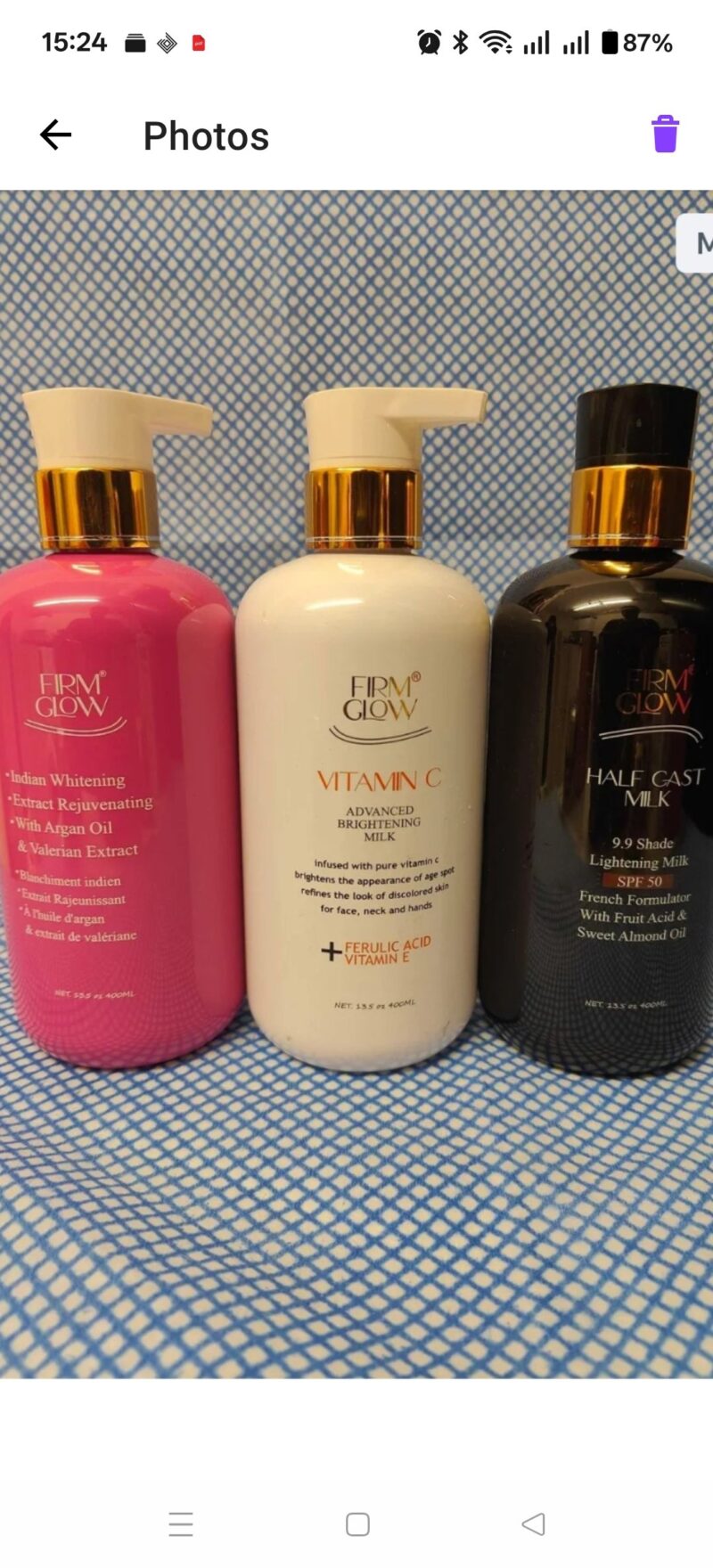 1Pc  Skincare Firm Glow Body Lotion - Image 2