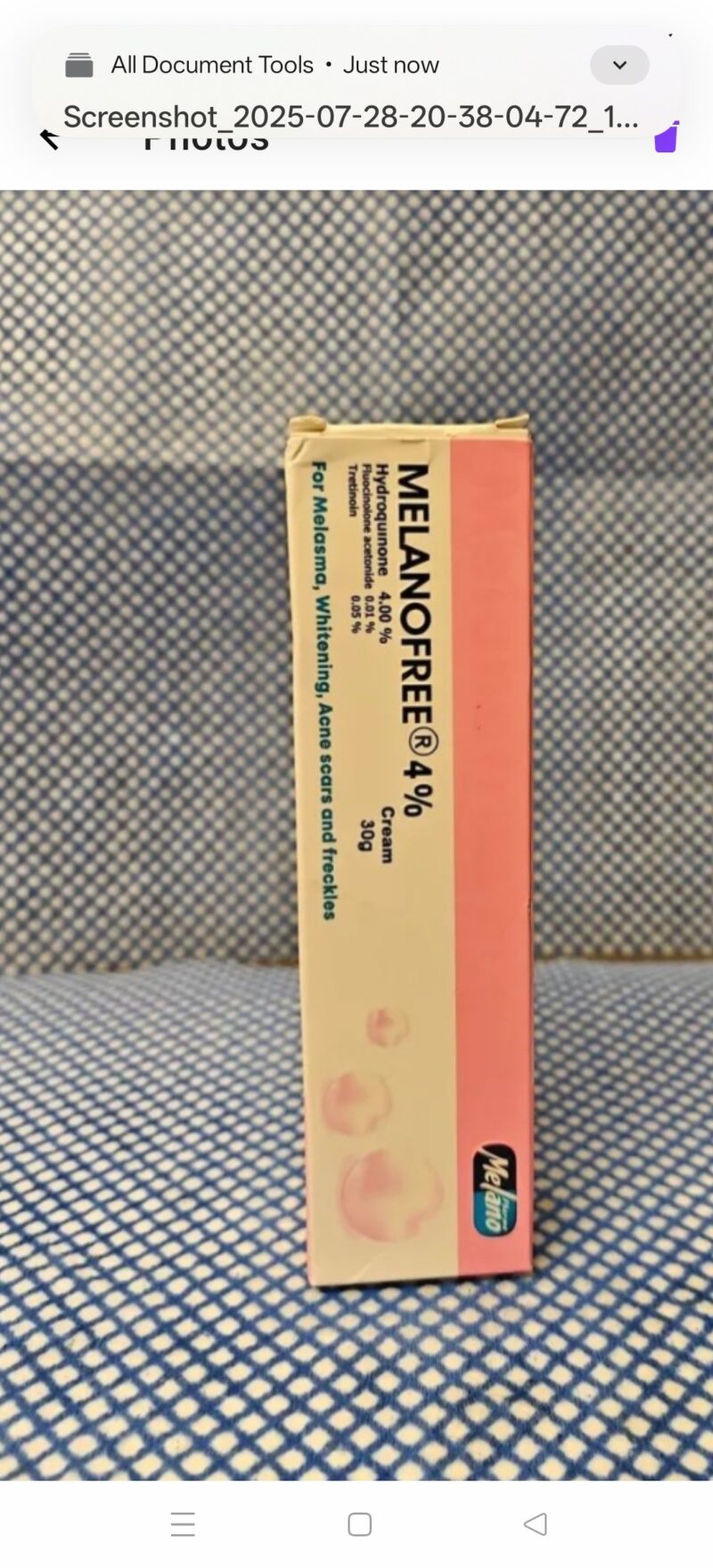 1Pc malano free Tube Cream lightening cream and the treatment
