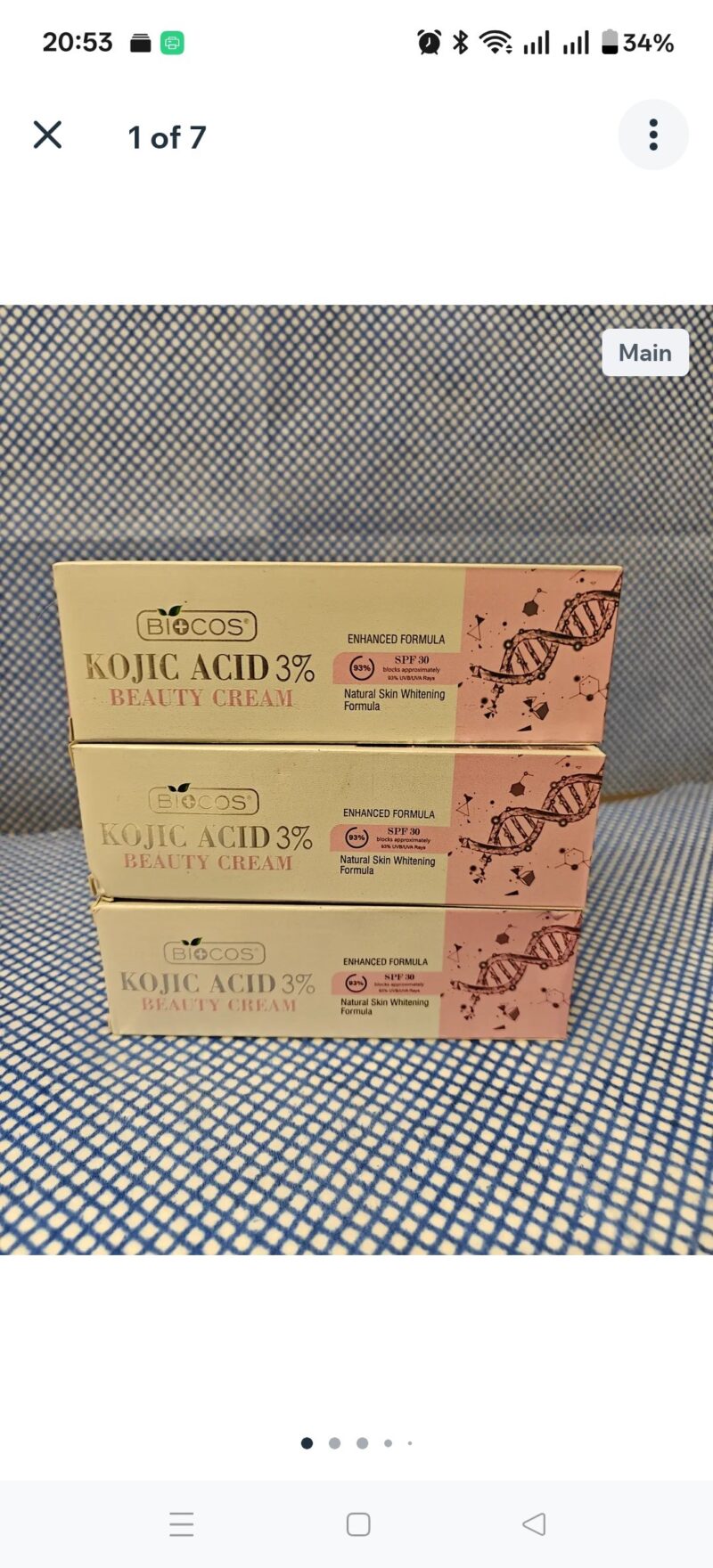 2Pcs Biocos Tube Moisturiser Cream - Image 2