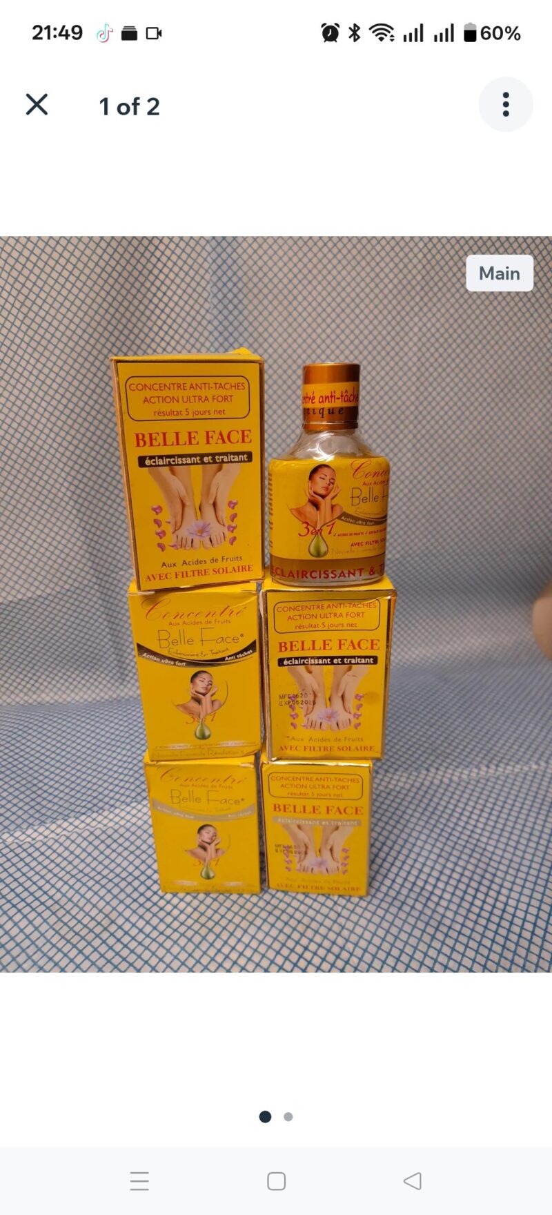 2Pcs Belle Face Serum