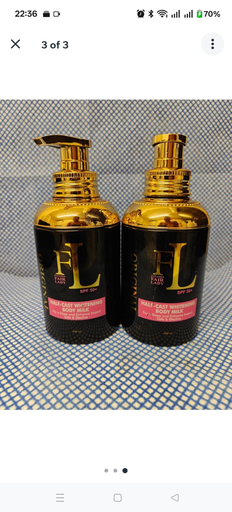 1Pc Fair Lady Whitening Body Milk