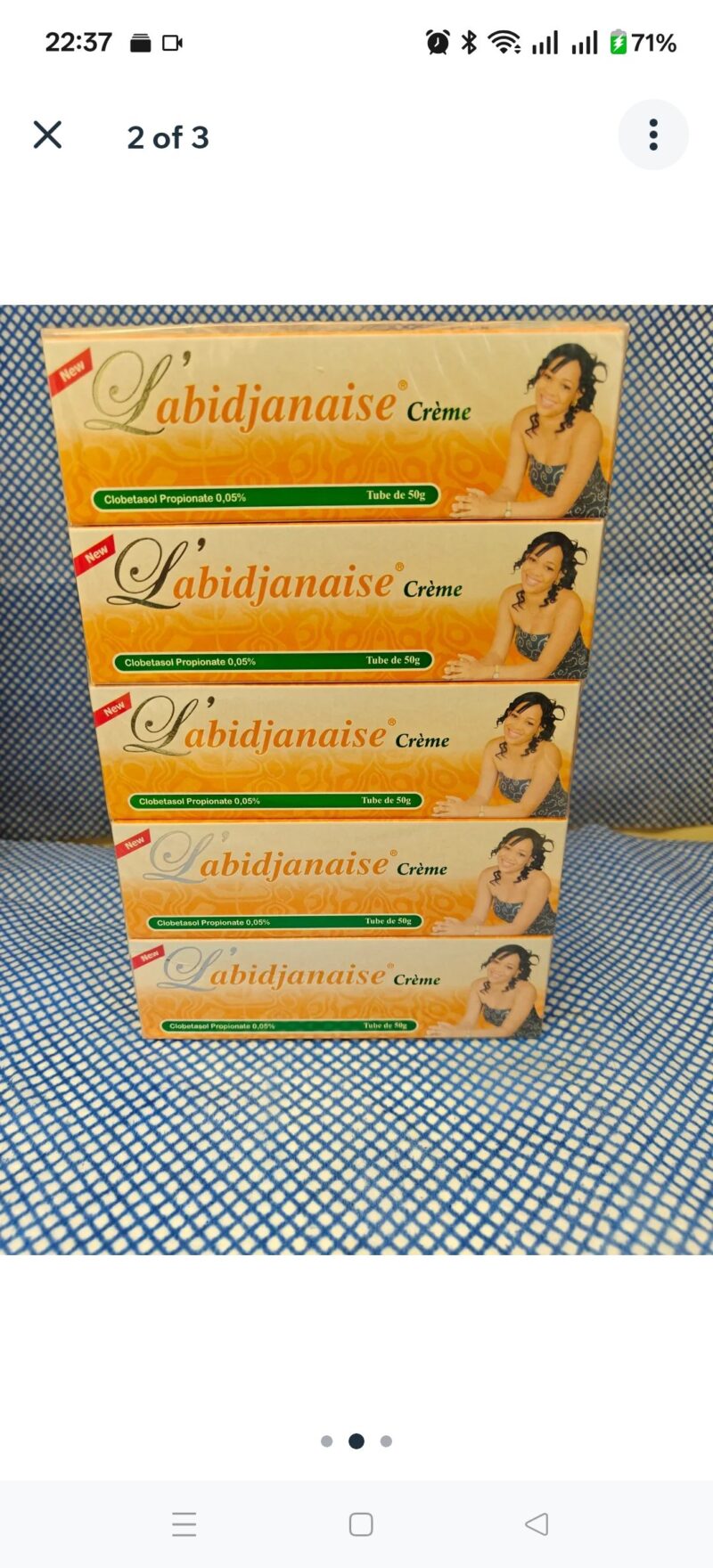 3Pcs Skincare Labidjanaise Cream