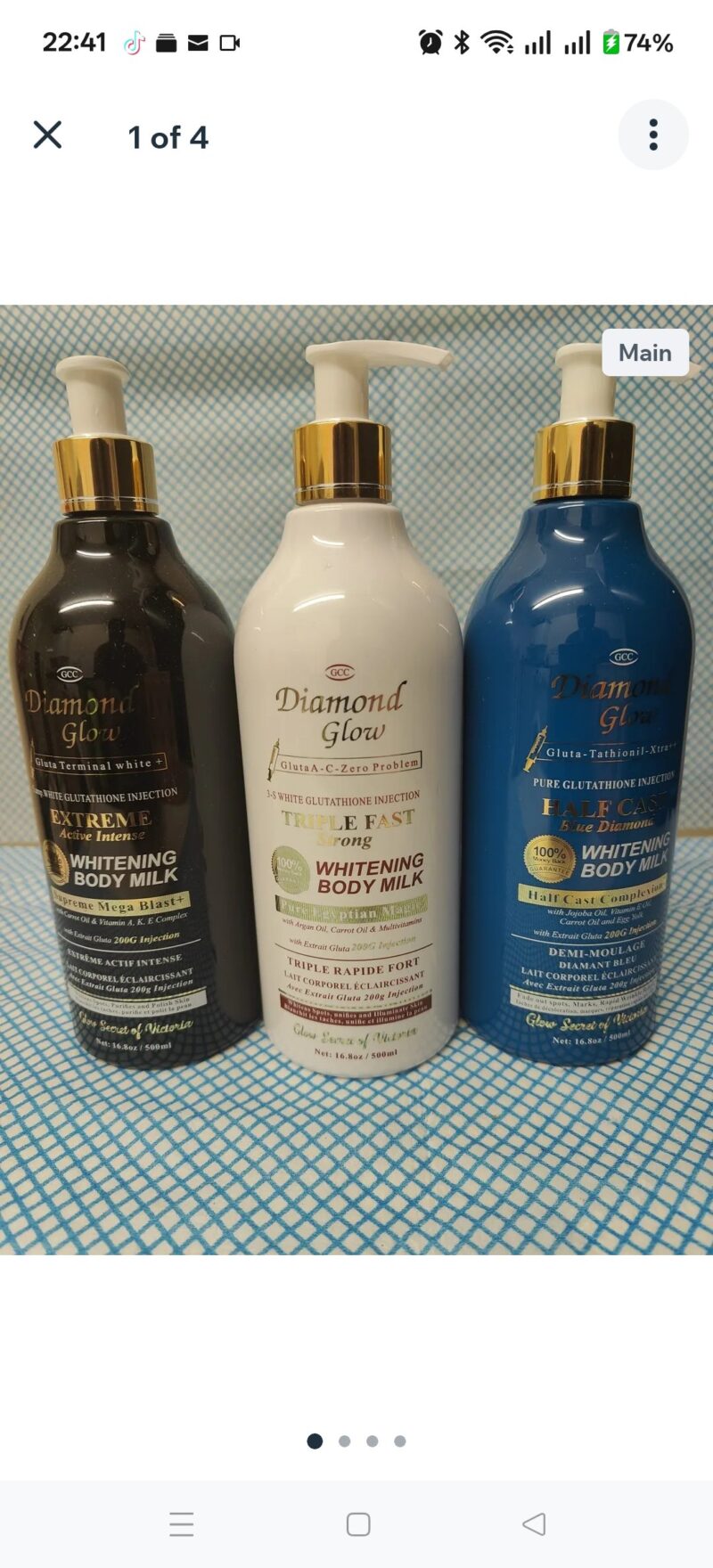 1Pc  Diamond Glow Body Moisturizer lotion