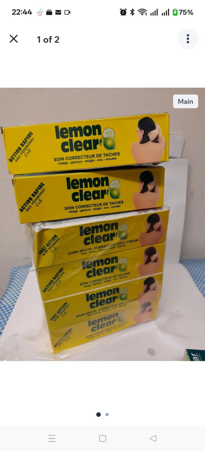 3PCS Skincare lemon clear cream
