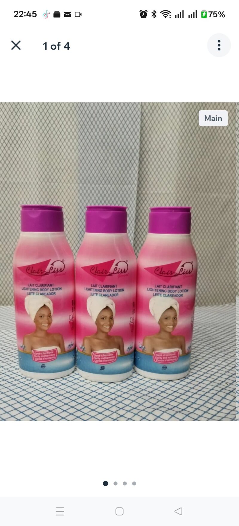 2Pcs Clair liss Glow Body lotion