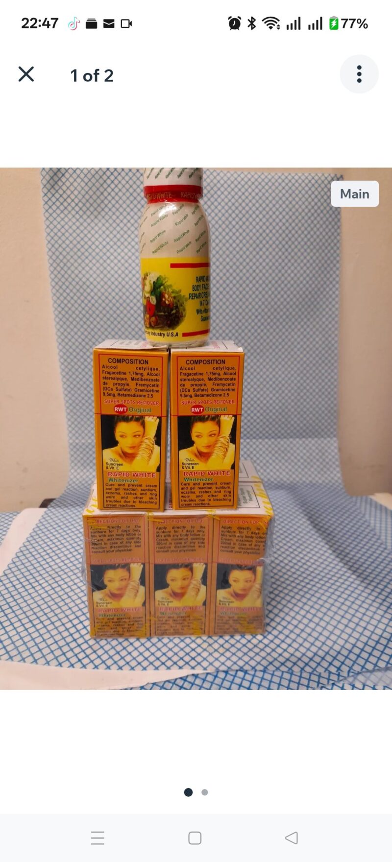 3PCS Rapid white Glow serum