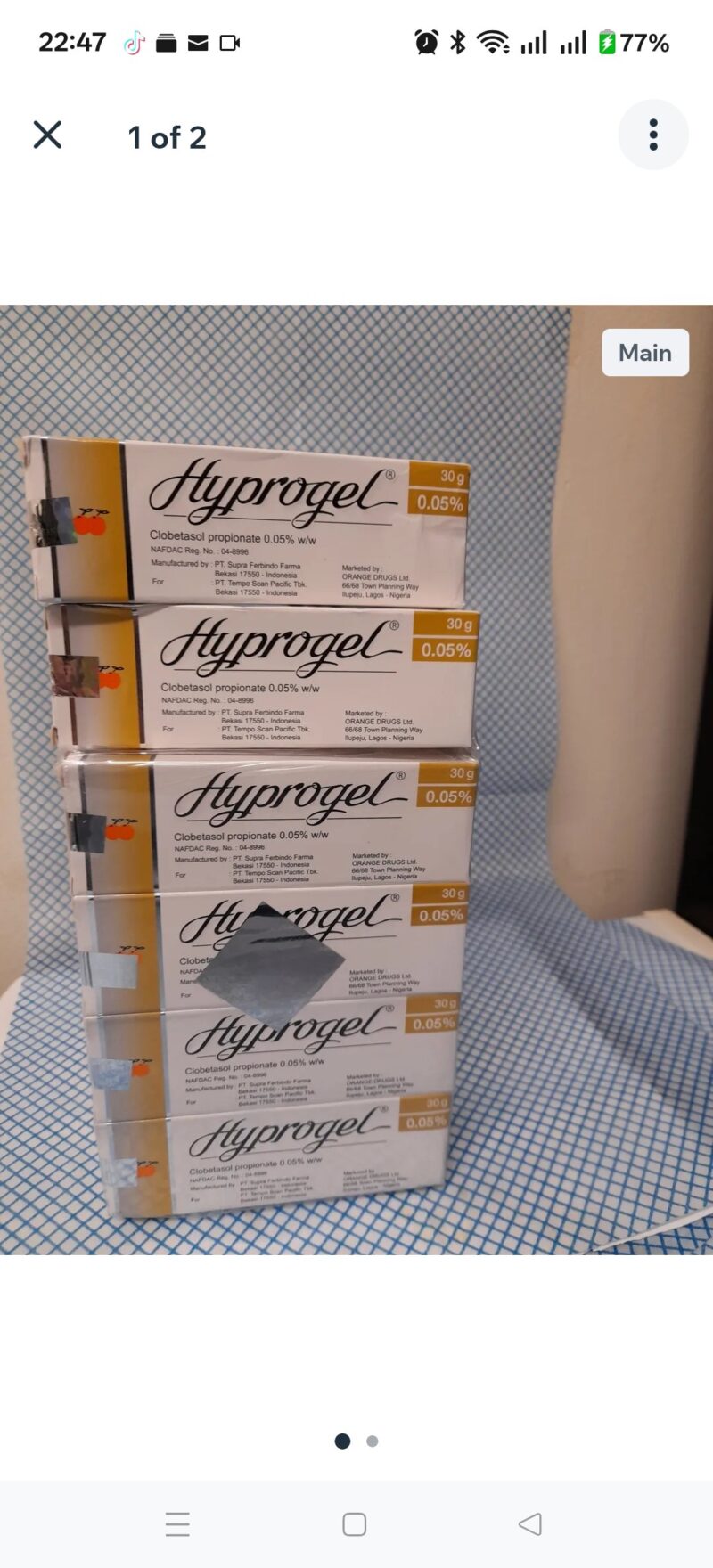 3Pcs Skincare Hydro gel Body Cream