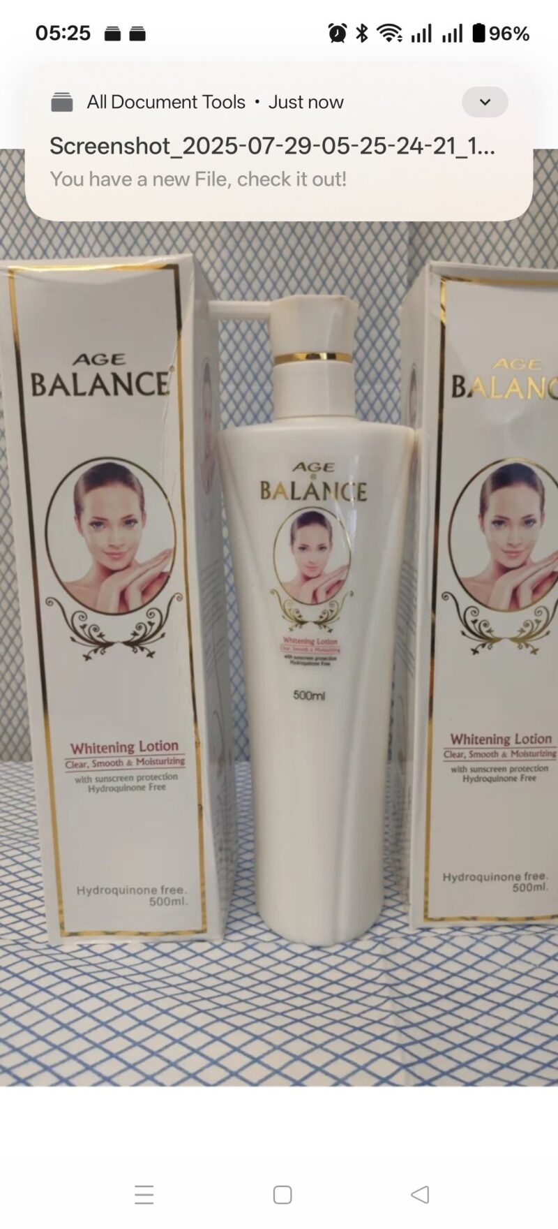 1Pc Age balance moisturizer Body Lotion - Image 3
