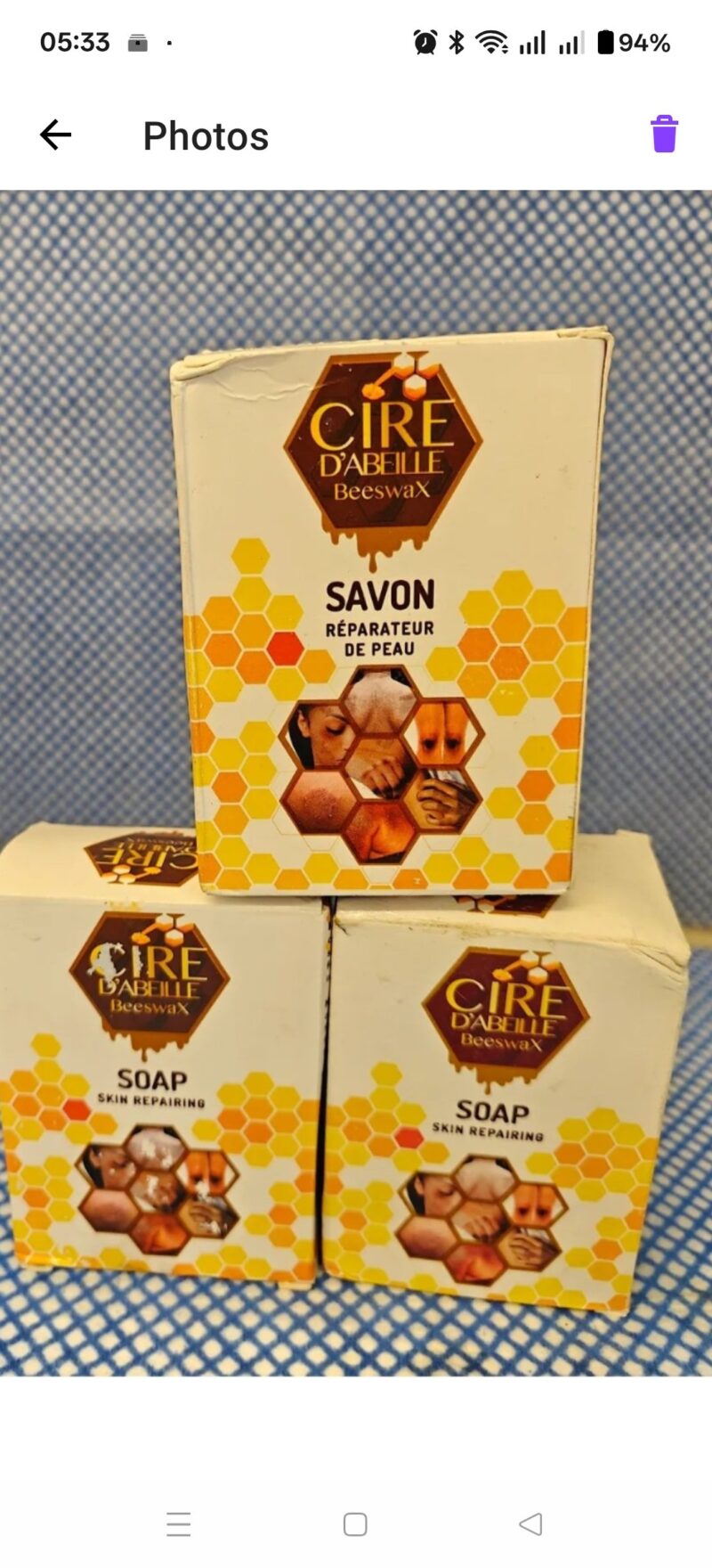 3Pcs Cire Beeswax Skin Repair Soap - Image 2
