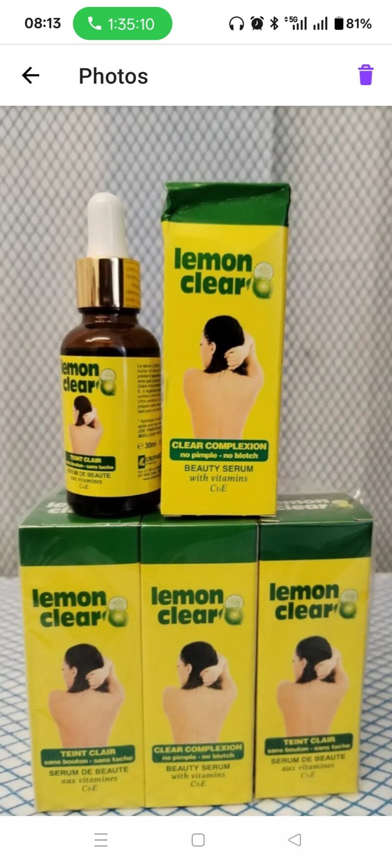3Pcs Lemon clear Glow serum - Image 3