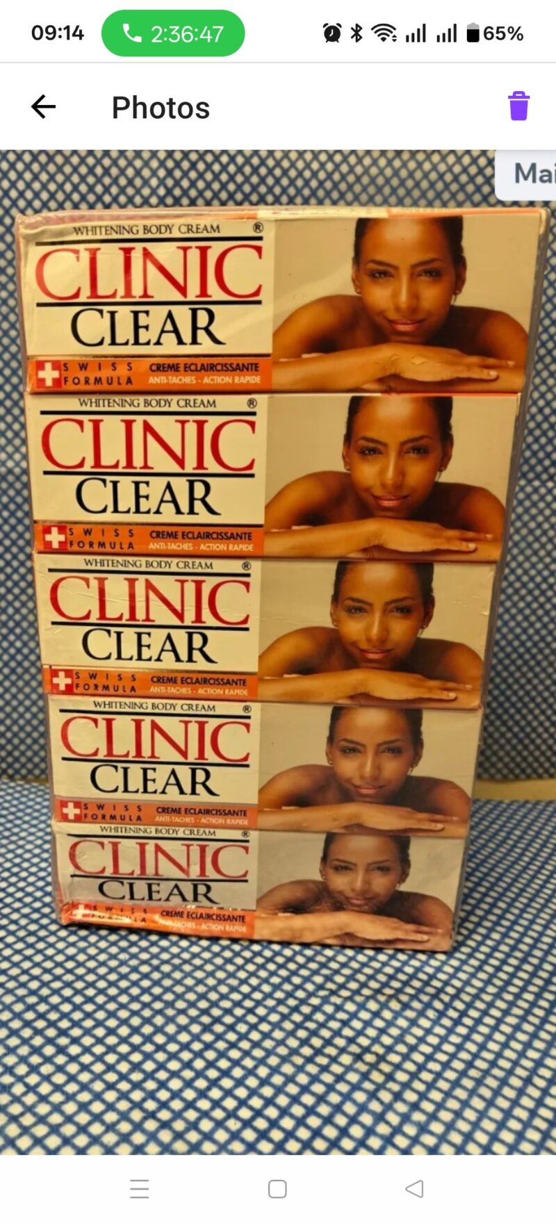 3Pcs clinic clear Glow Cream - Image 2