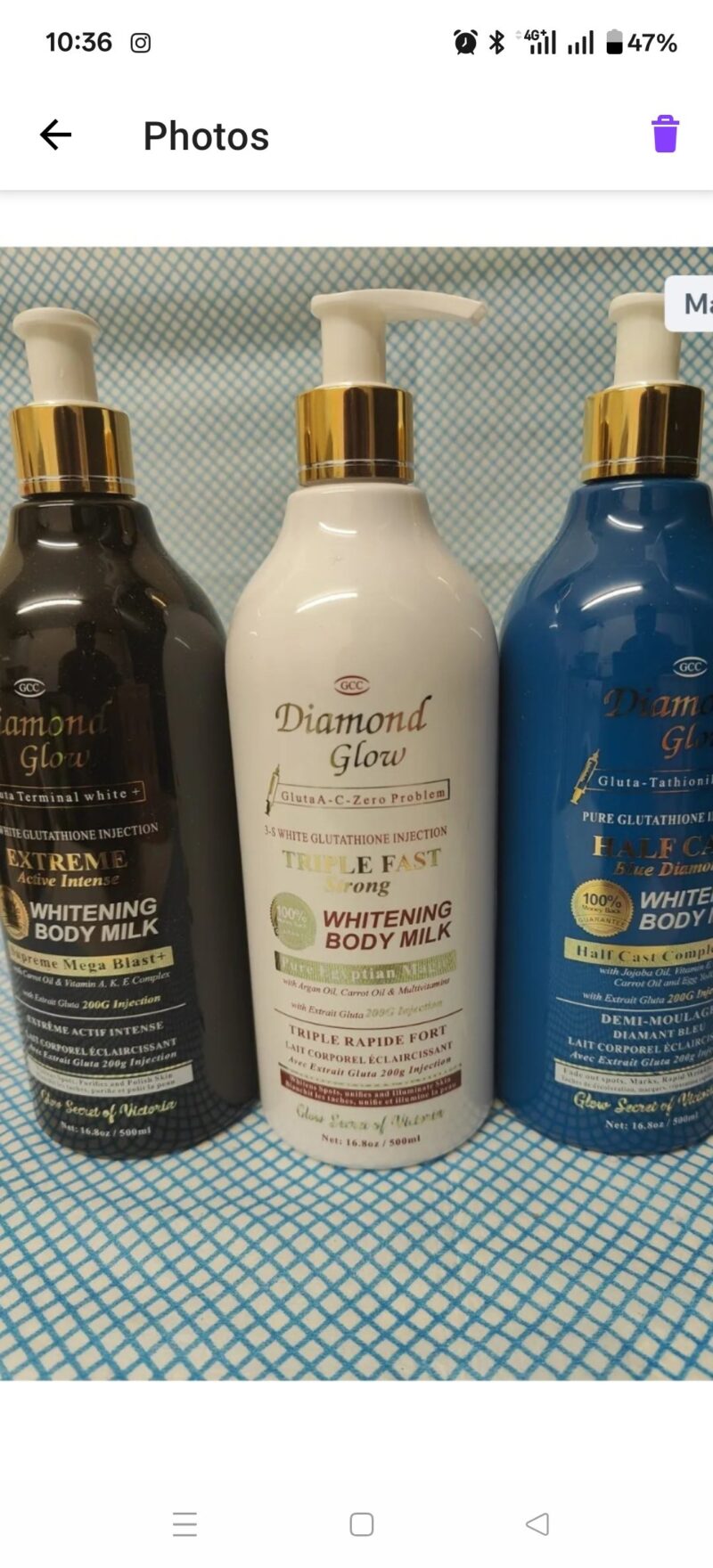 1Pc  Diamond Glow Body Moisturizer lotion - Image 2