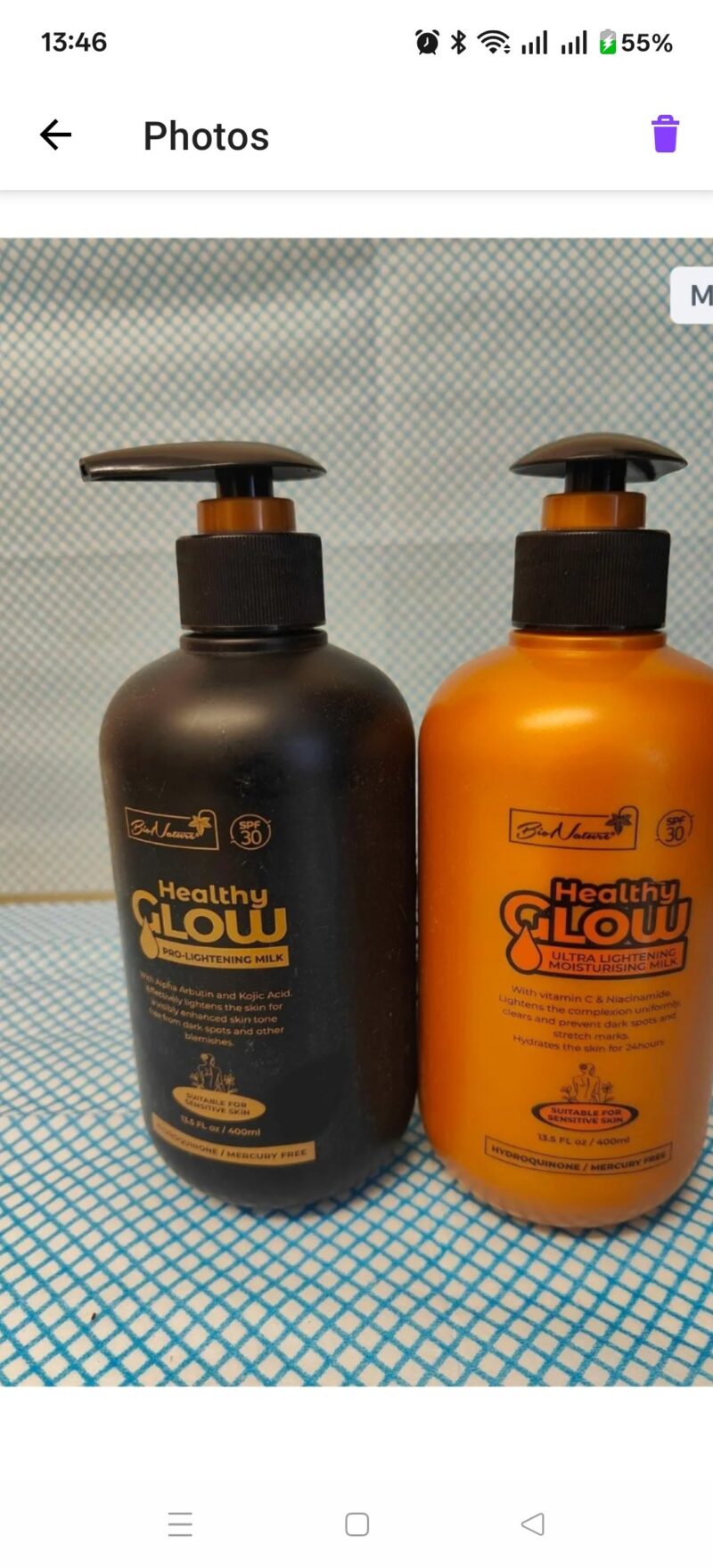 1Pc healthy glow Body lotion choose colour - Image 2