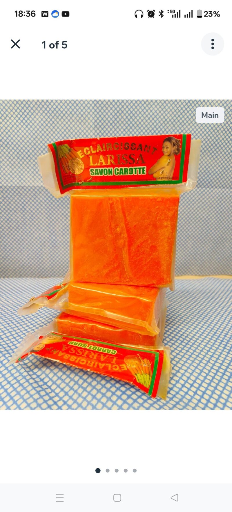 3Pcs Skincare Larissa Body Wash Soap