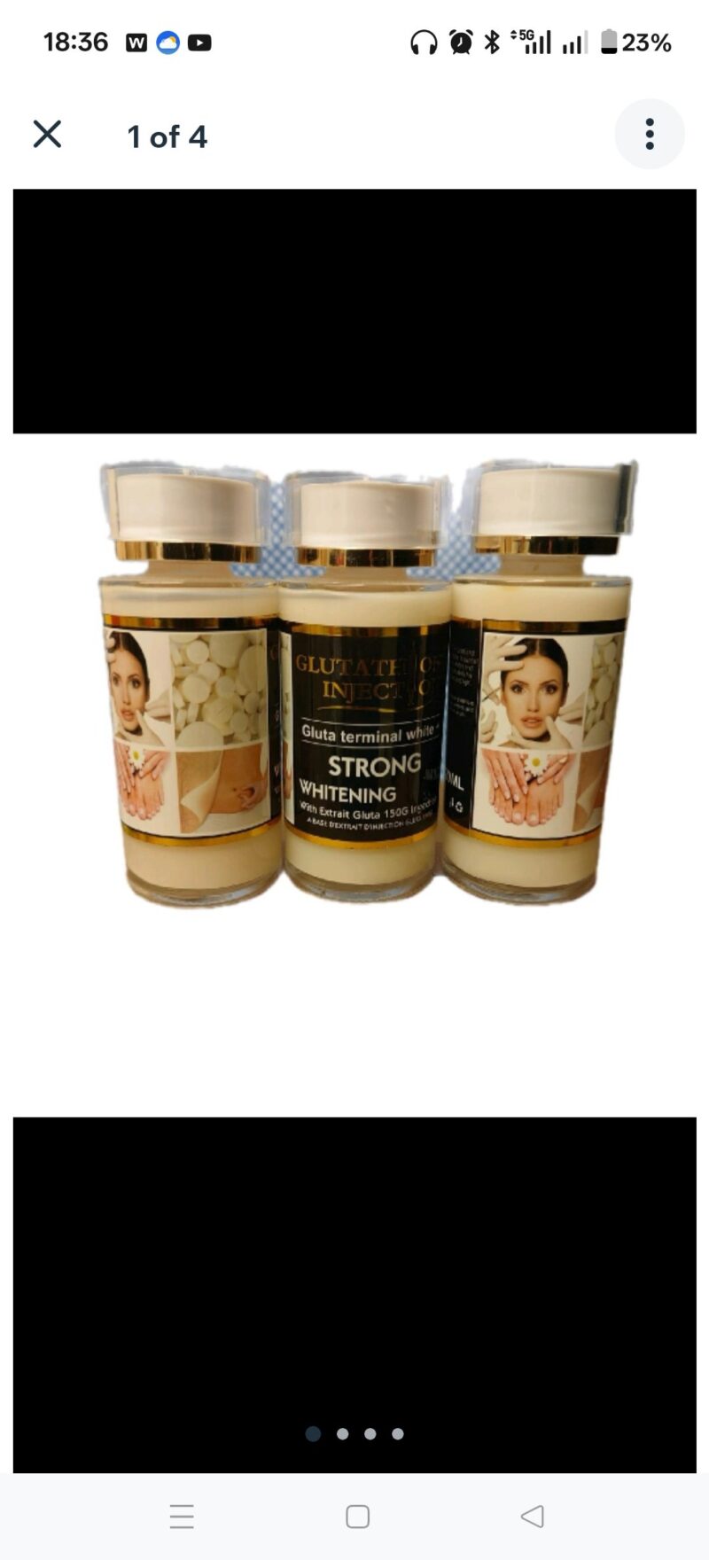 2Pcs Skincare Original Glutathione terminal white Concentrate Body Serum