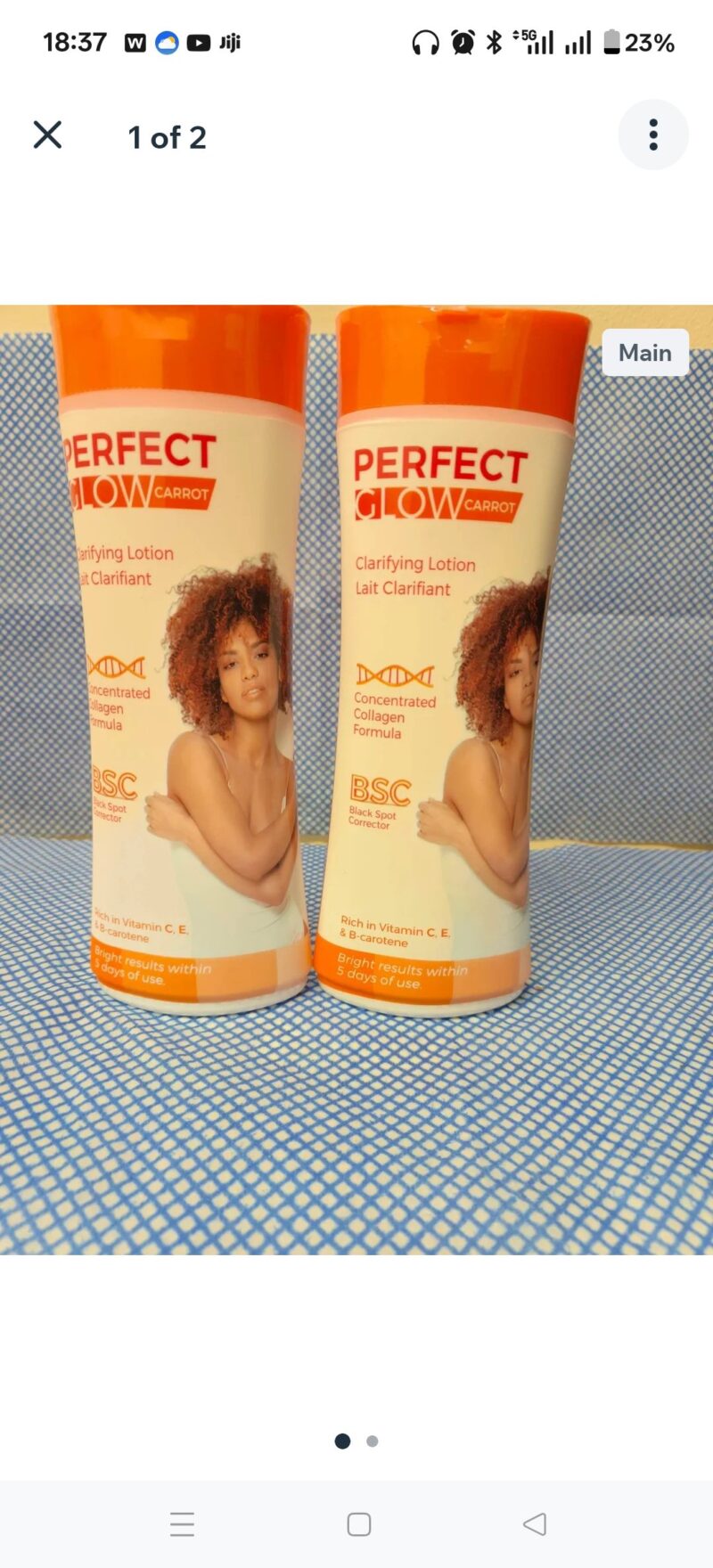 2Pcs Skincare Perfect Glow Moisturiser Body lotion