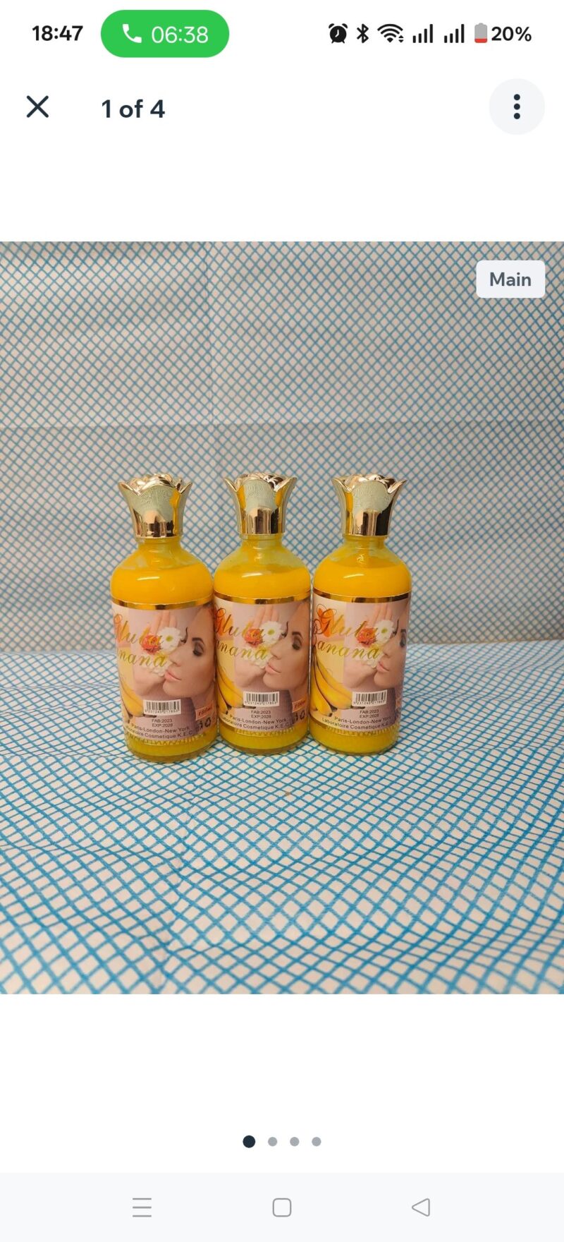2PCS Skincare Gluta Banana Concentrate Serum