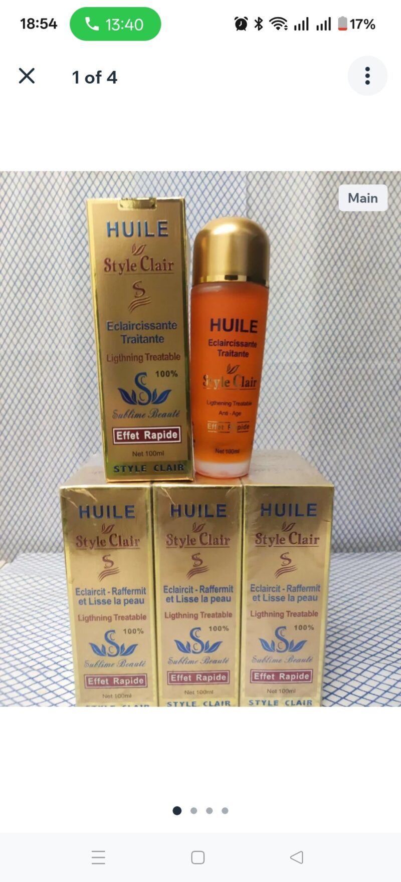 2Pcs Skincare Style Clair Body Glow Serum