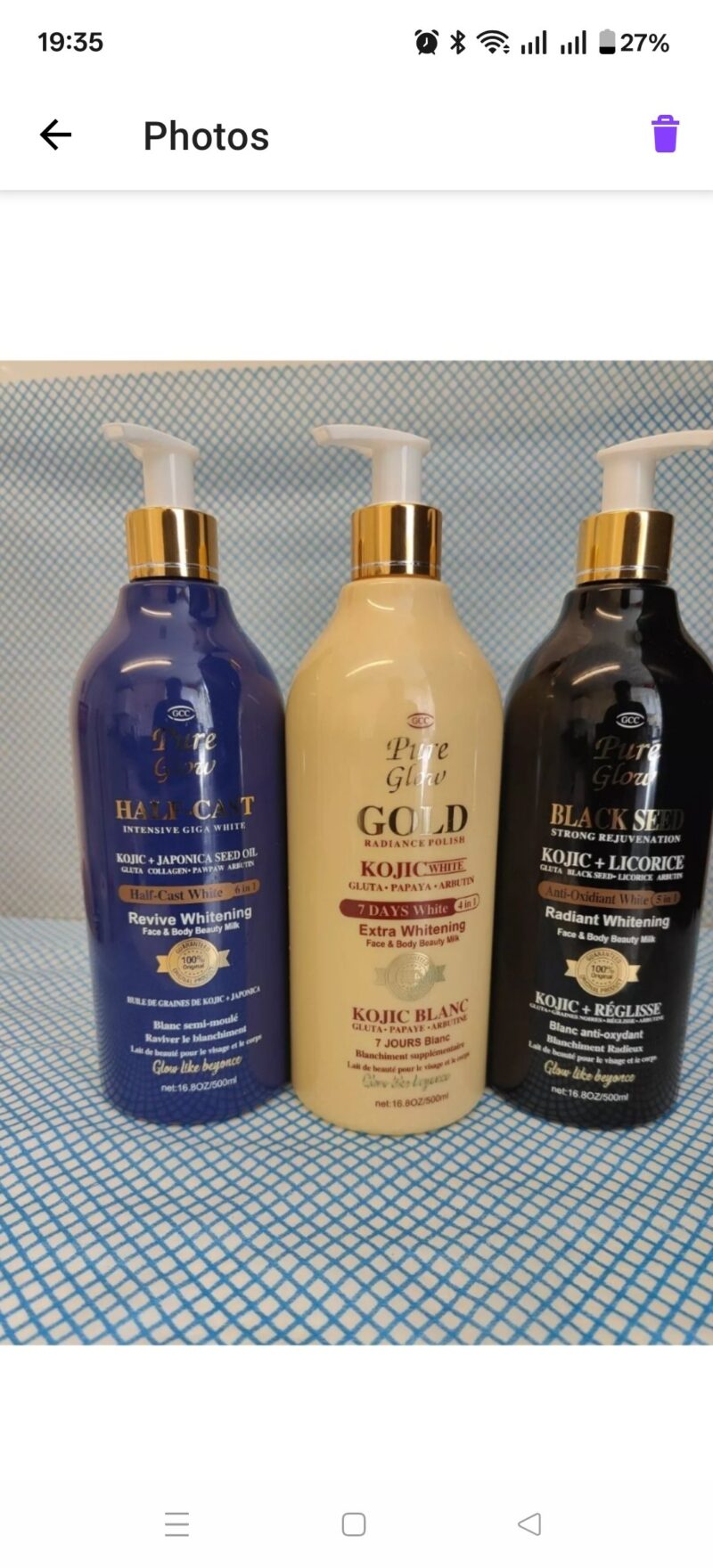 1Pc  Skincare pure glow lotion - Image 3