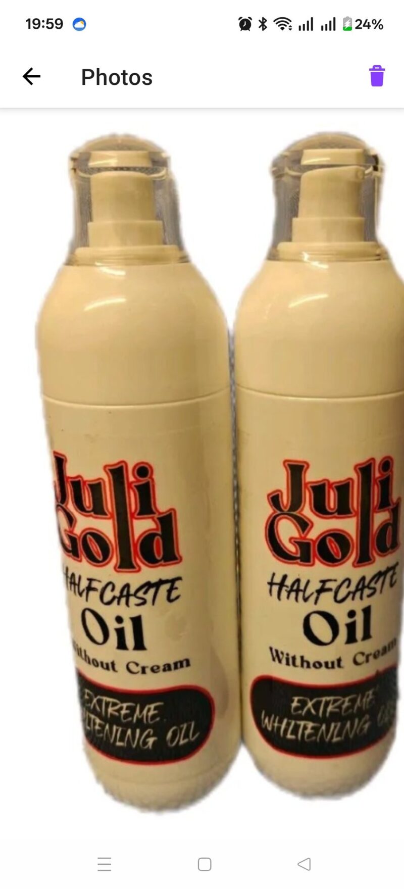 1PC Juli Gold moisturizer Glow Body Serum - Image 2