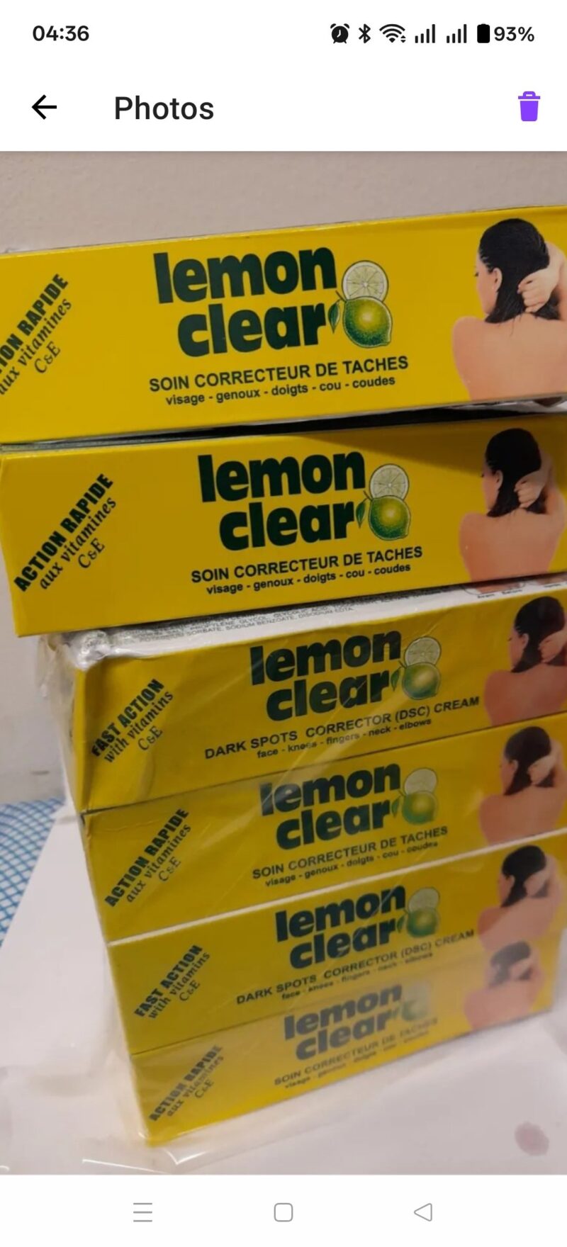 3PCS Skincare lemon clear cream - Image 2