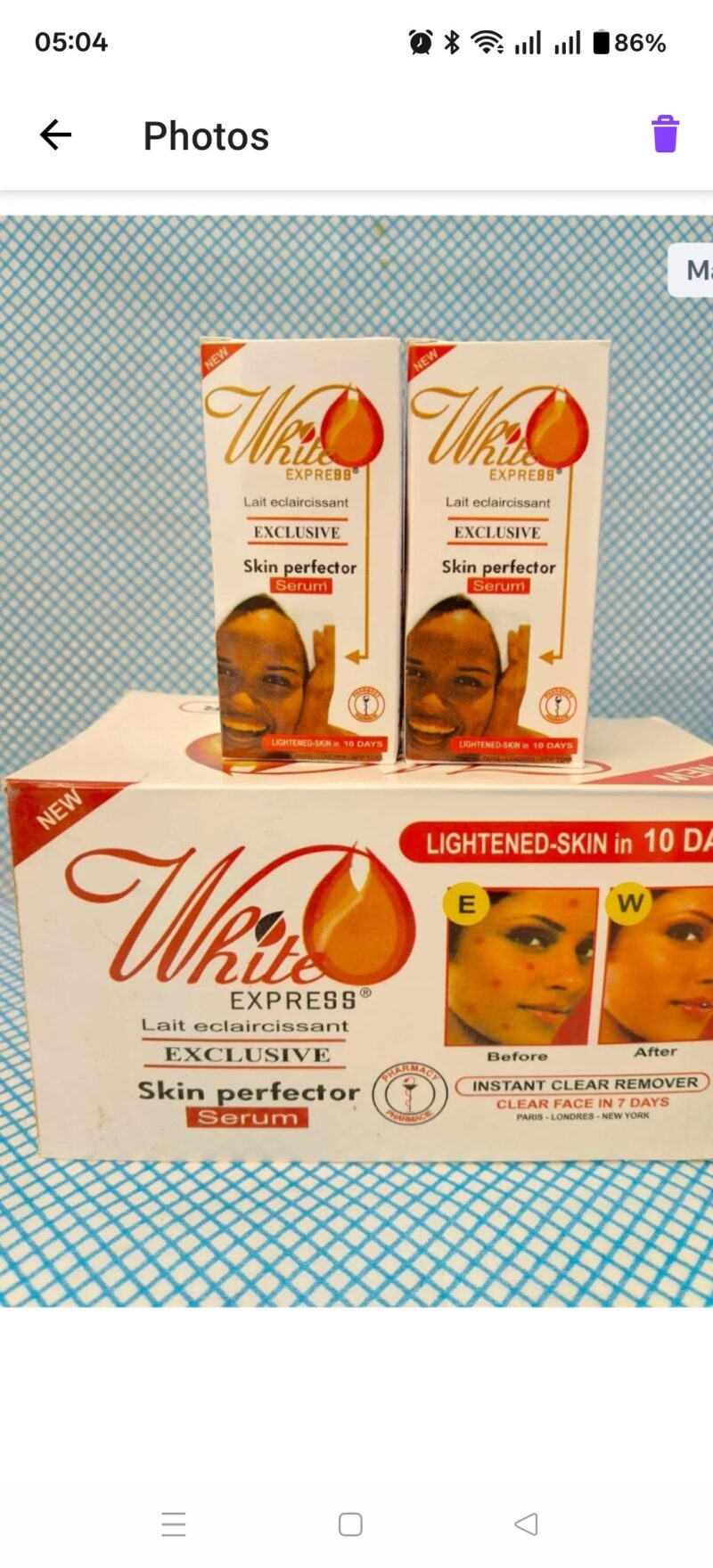 3Pcs Skincare white Express Serum - Image 2