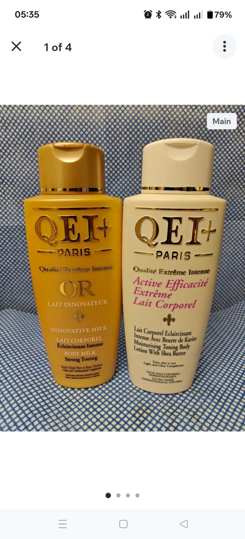1Pc Skincare QEI+ Moisturizer Body lotion