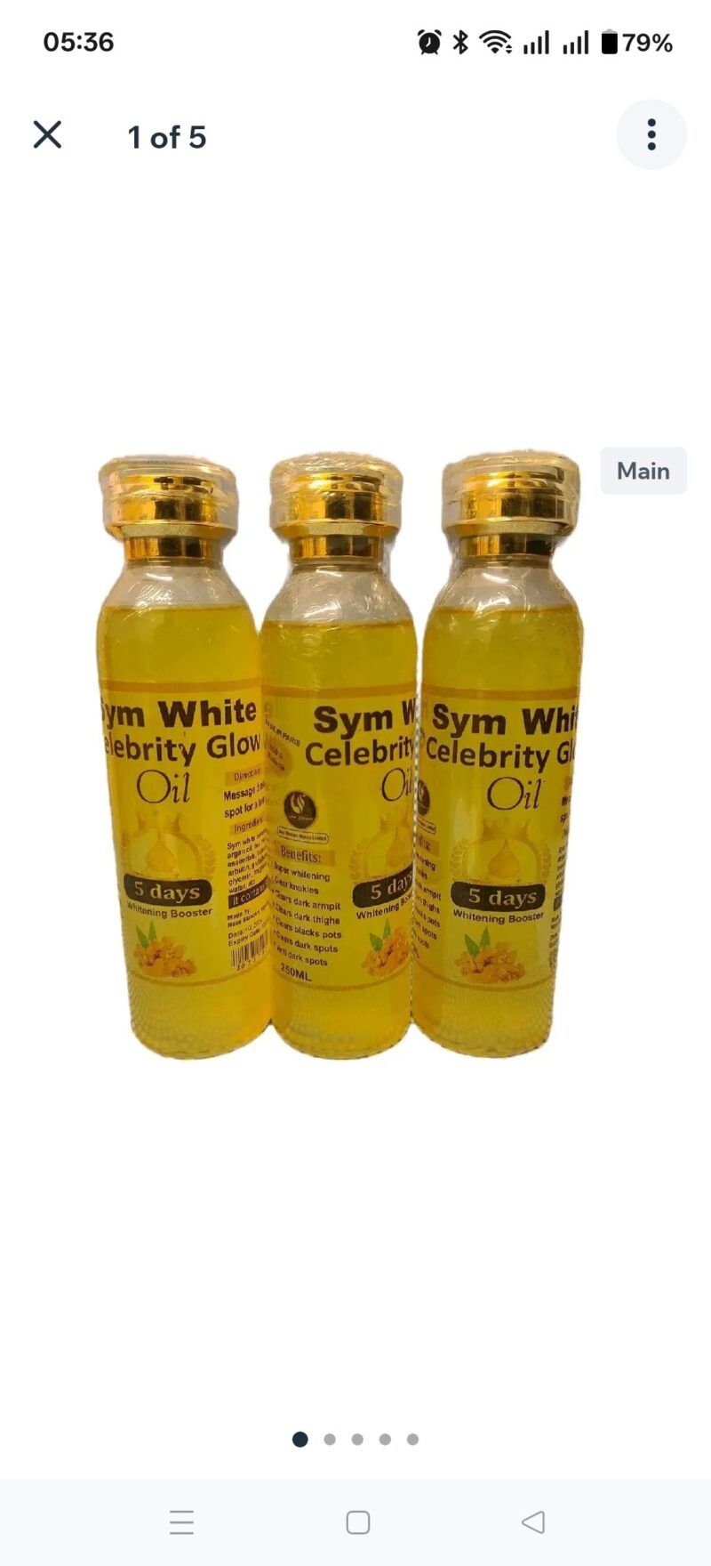 1Pc Skincare Celebrity Body Oil