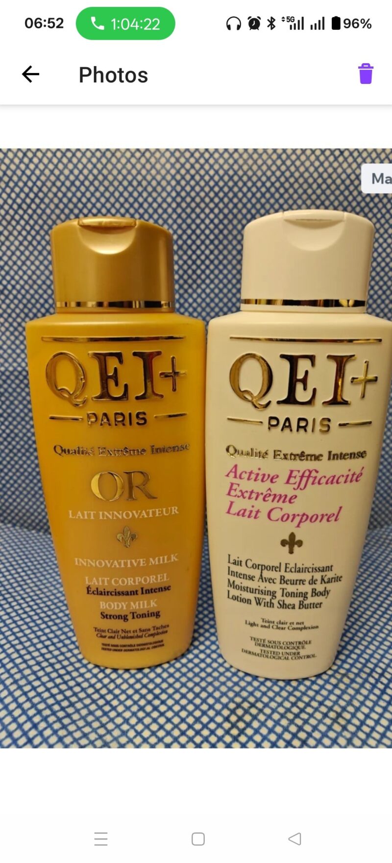 1Pc Skincare QEI+ Moisturizer Body lotion - Image 3