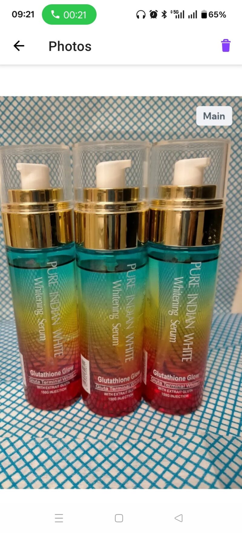 2Pcs Skincare Pure Indian White Face & Body Serum - Image 5