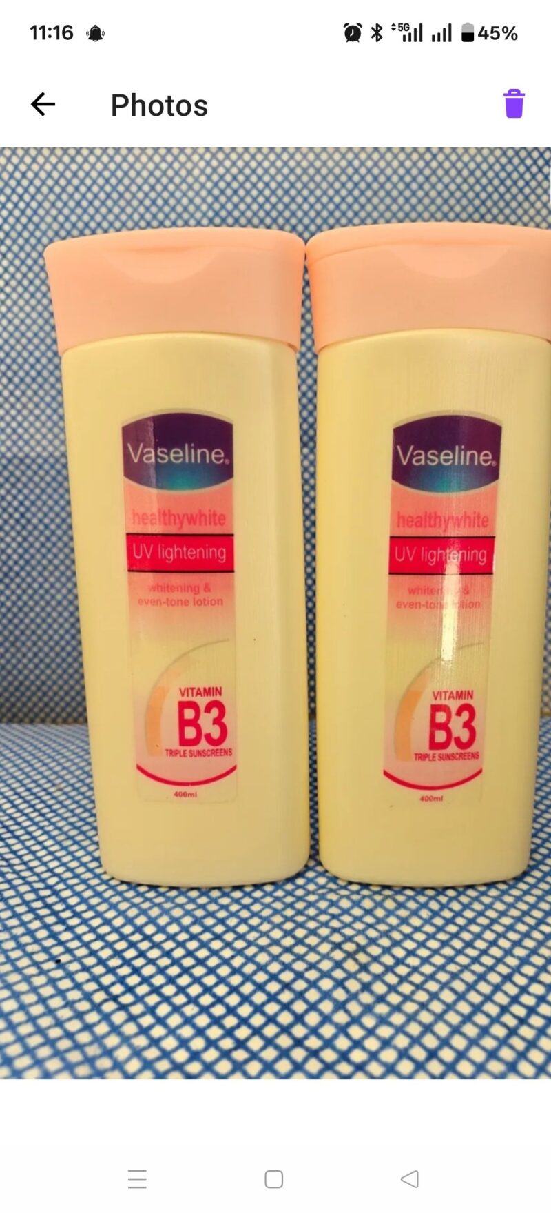2Pcs Skincare vaseline B3 Body Lotion - Image 3