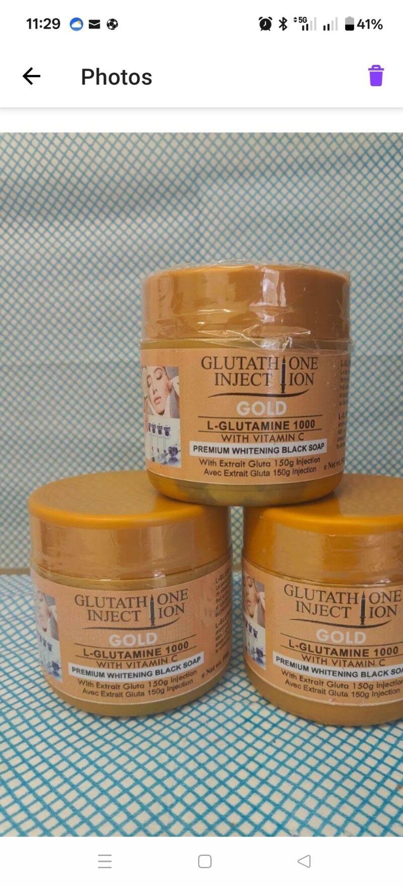 1Pc Skincare Glutathione Molato Body wash Soap - Image 3