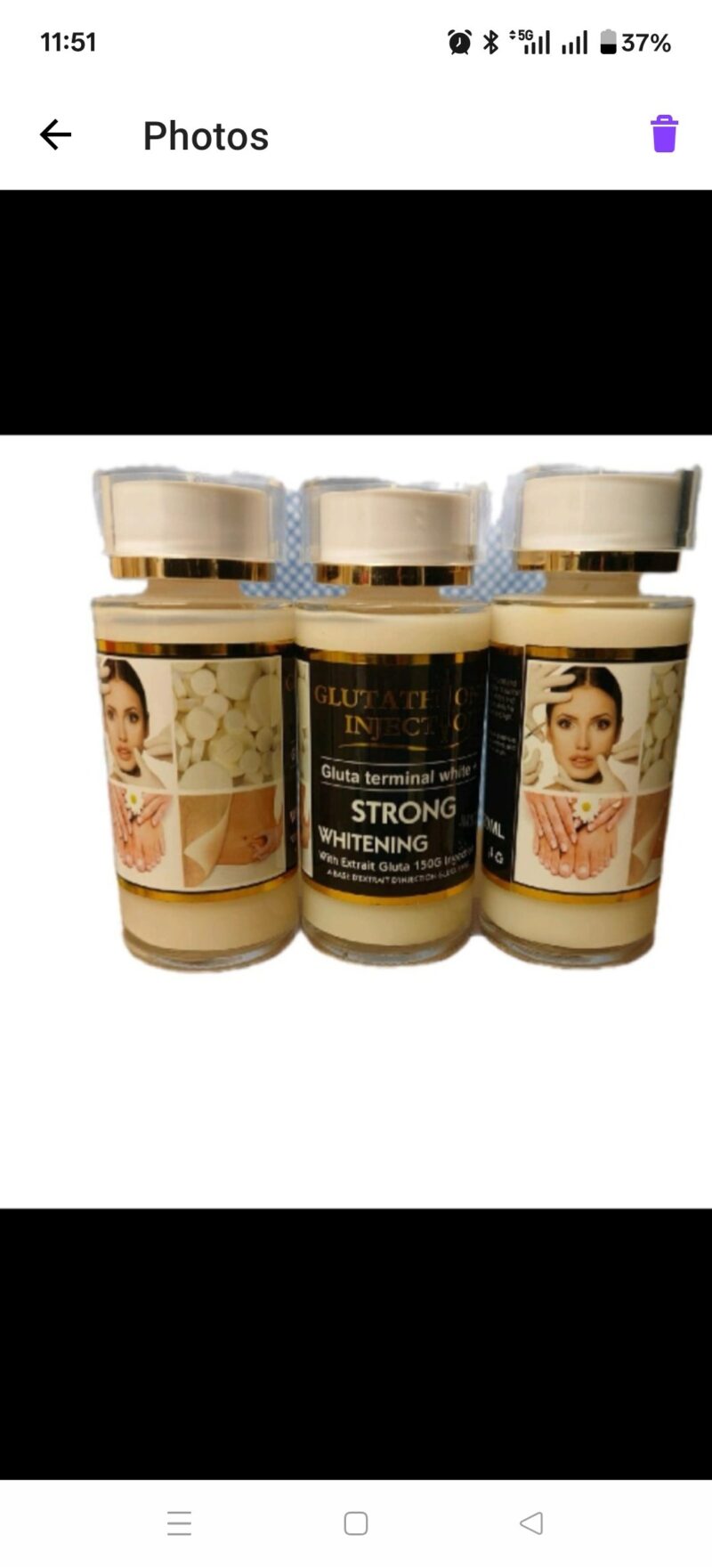 2Pcs Skincare Original Glutathione terminal white Concentrate Body Serum - Image 5