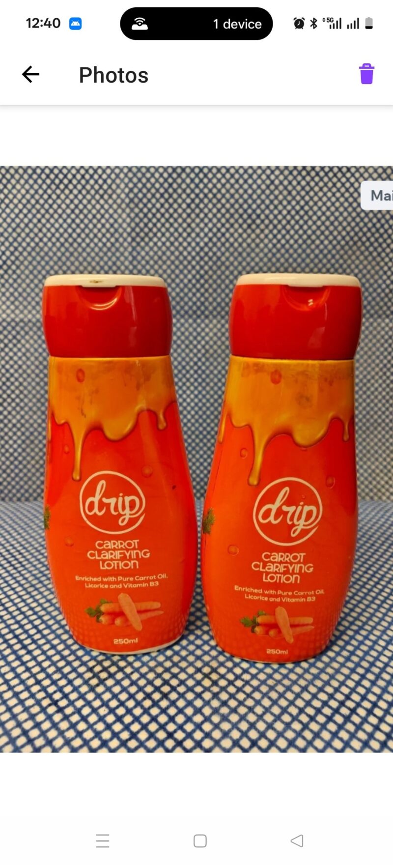 3PCS Skincare Drip Carrot Body lotion - Image 3
