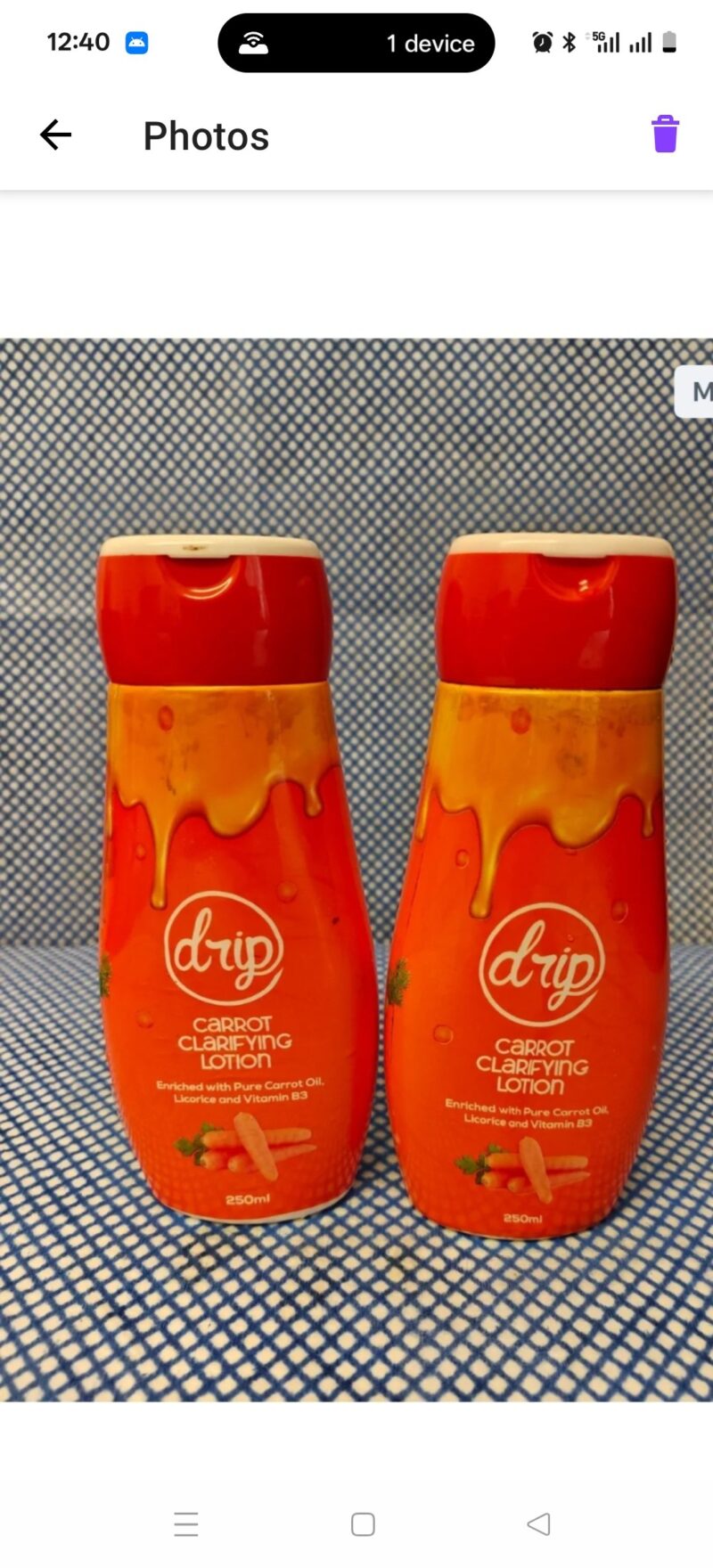 3PCS Skincare Drip Carrot Body lotion - Image 2