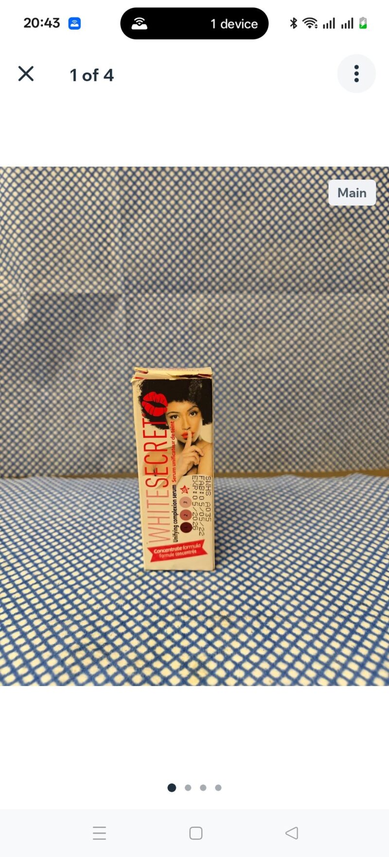 3Pcs White Secret Body Glow oil