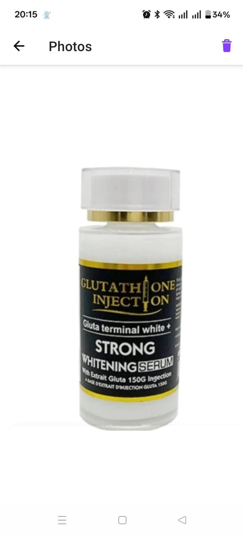 2Pcs Skincare Original Glutathione terminal white Concentrate Body Serum - Image 7
