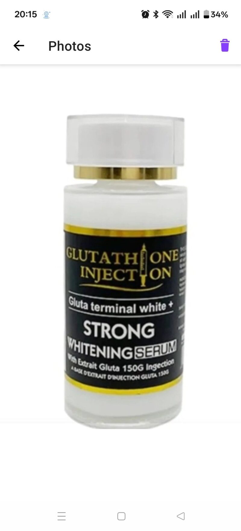 2Pcs Skincare Original Glutathione terminal white Concentrate Body Serum - Image 6