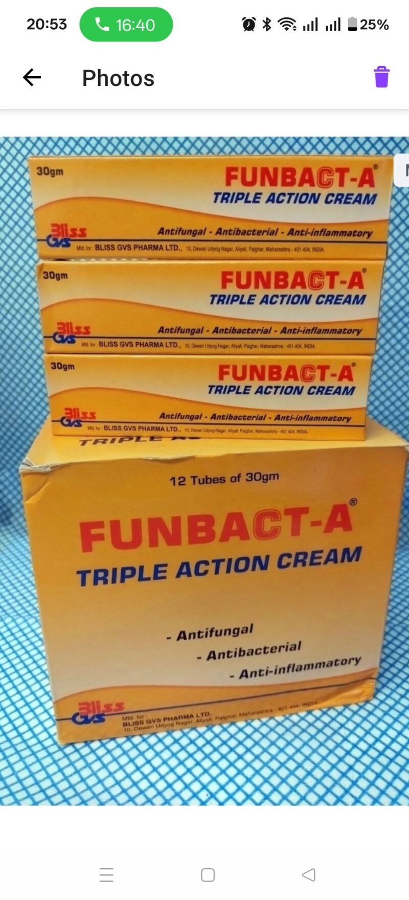 3PCS funbact Skincare cream