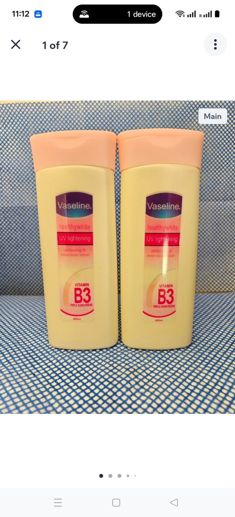 2Pcs Skincare vaseline B3 Body Lotion