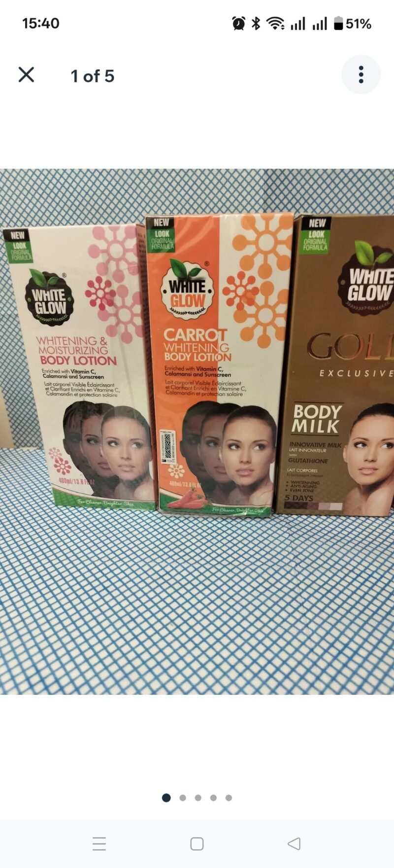 2Pcs Skincare white Glow Body lotion - Image 4