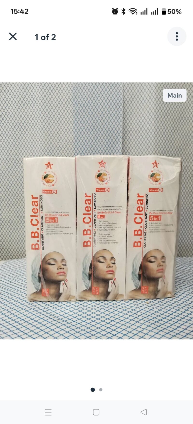 2Pcs Skincare Be Beautiful Body lotion