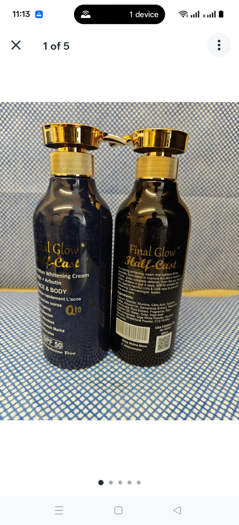 1Pc  final glow Moisturizer Body lotion