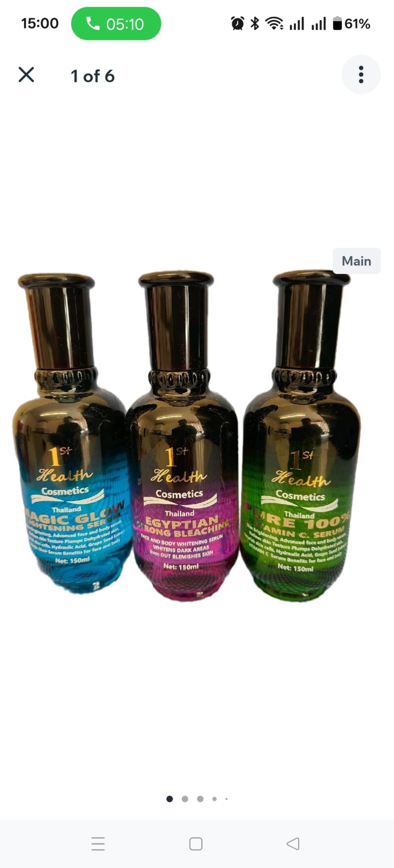 1Pc Healthy 1st Egyptian Thailand moisturizer oil