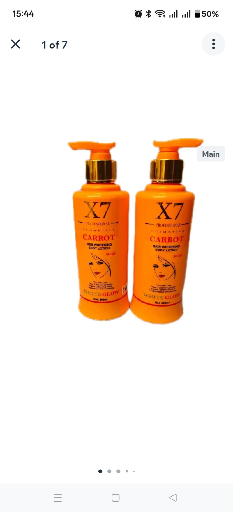 2Pcs x7 Moisturizer Glow Body lotion - Image 4