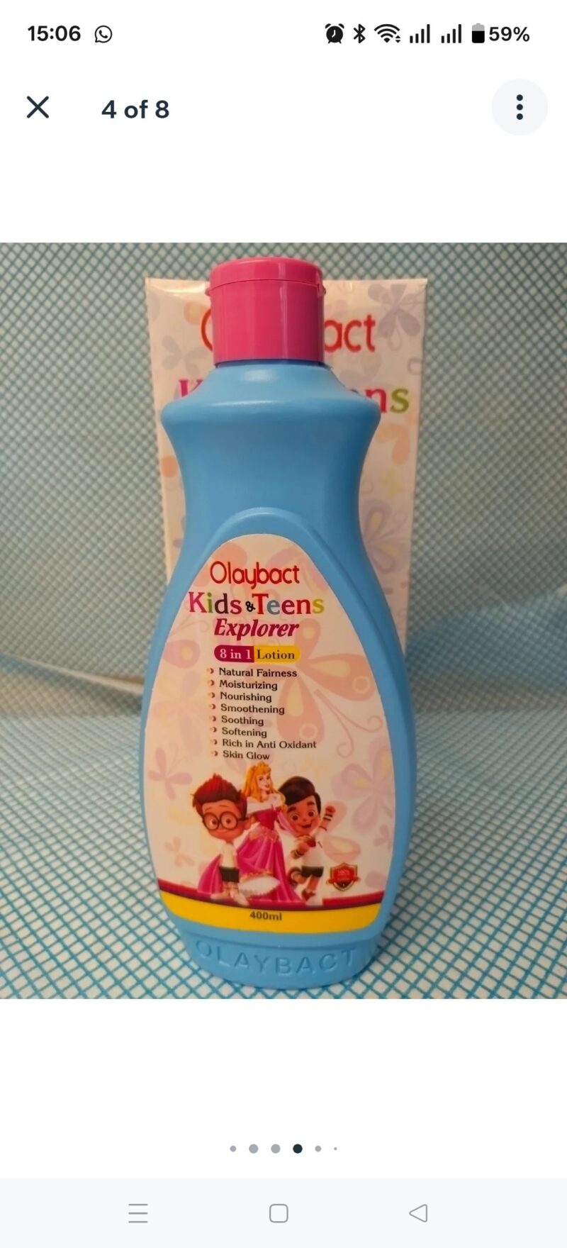 2Pcs Skincare Olaybact Kids & teens lotion