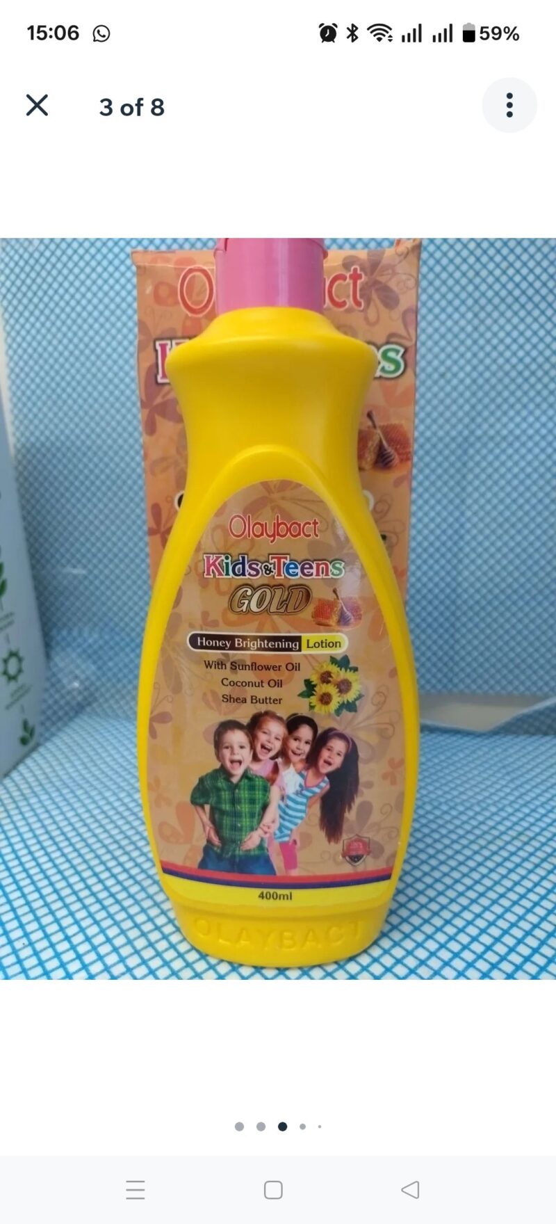 2Pcs Skincare Olaybact Kids & teens lotion - Image 2