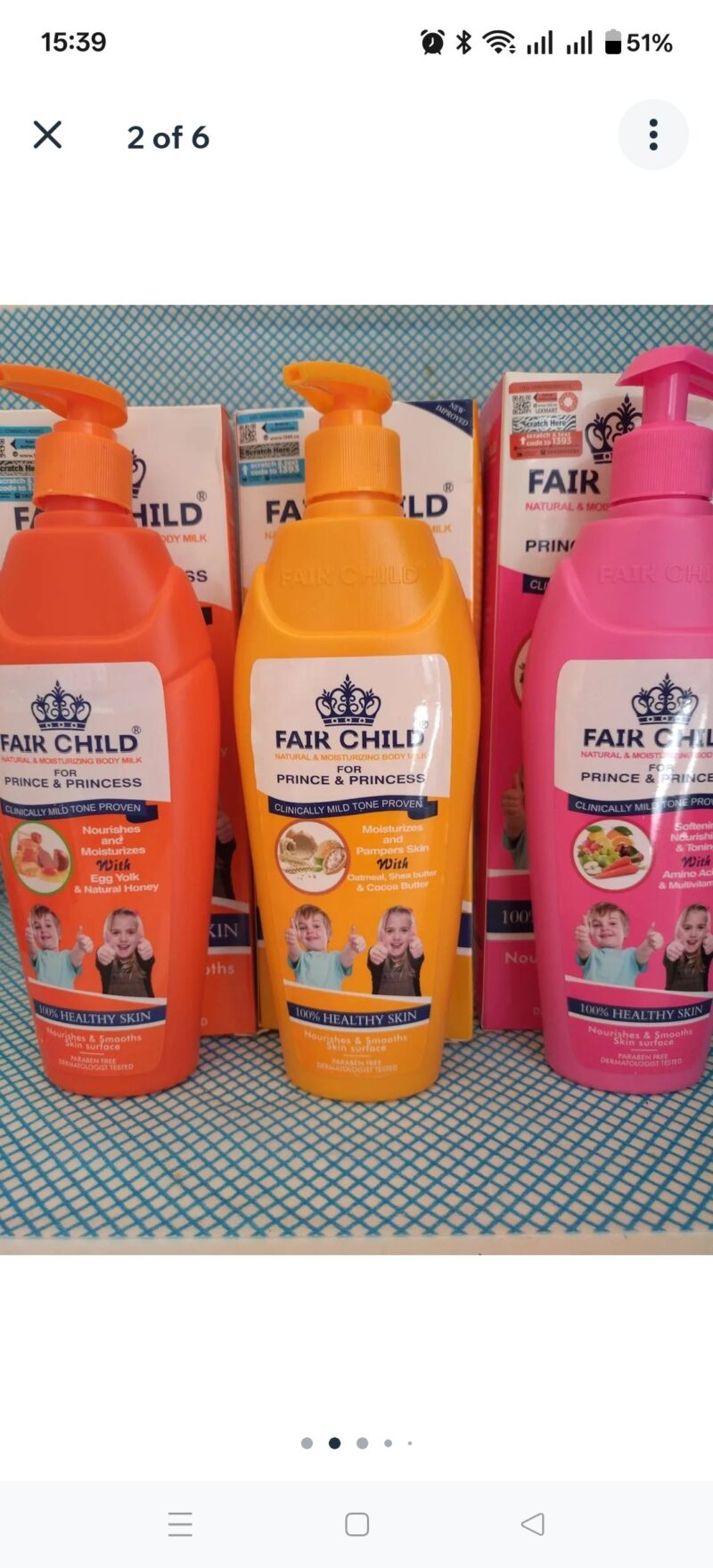 2Pcs Skincare Fair Child Kids & teens lotion - Image 3